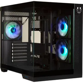 Bitfenix BIT4712883219573 Caja de PC Cube ATX Negra Vidrio Templado USB-C A-RGB
