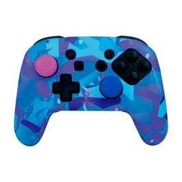 Blade Gaming FT1052 Estuche de Silicona para Nintendo Switch Pro Controller Custom Kit - Azul y Púrpura