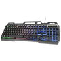 Mars Gaming MK120PT Teclado Gaming FRGB Aluminio Antighosting Soporte Smartphone Gris y Negro Idioma Portugués