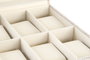 DKD Home Decor Caja para Relojes Lila con Cristal para 8 Relojes