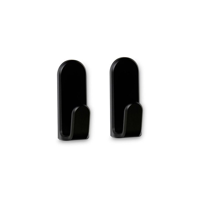 Inofix Colgador adhesivo Taga negro, 2 uds Inofix Colgador adhesivo Taga negro, 2 uds