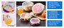 Quttin Set de 6 Tapas de Silicona Adaptables 25 cm Ancho x 26 cm Largo x 2 cm Alto (12 Unidades)