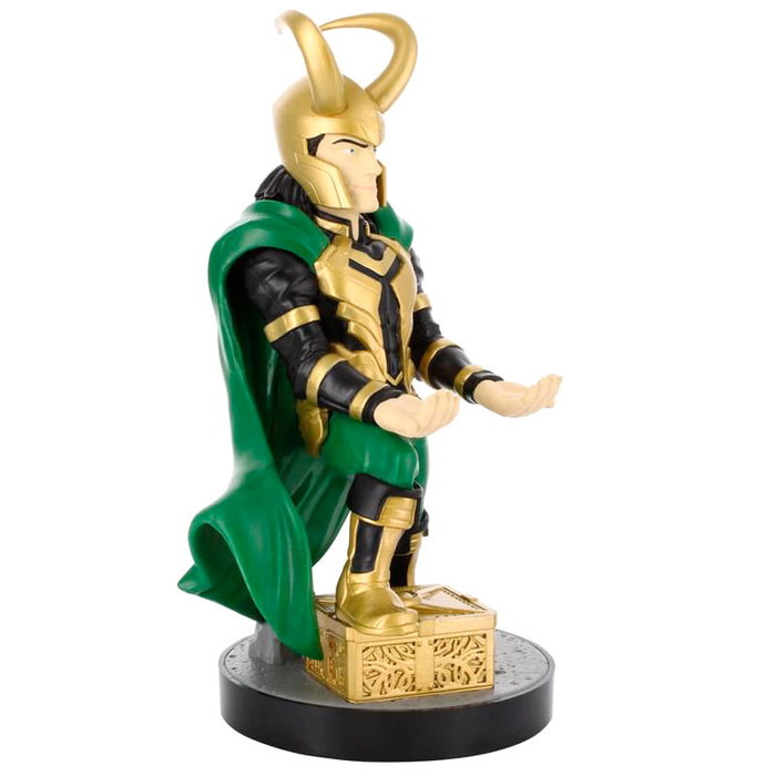 Exquisite Gaming Cable Guy Soporte Loki Marvel 20cm para Mandos y Móviles