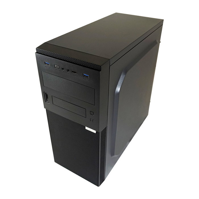 LC-Power 7041B-ON Torre Midi ATX PC Gaming, Negro, 1xUSB-C, Gestión de Cables, 7 Ranuras, Compatible con Tarjeta Gráfica 35 cm