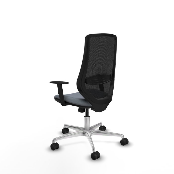 PIQUERAS Y CRESPO Silla de oficina Mardos Gris con mecanismo Sincro