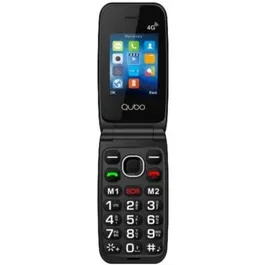 Qubo NEO2 NW BK 4G Teléfono Móvil para Personas Mayores, Pantalla 2.4', 4G, Doble SIM, Negro