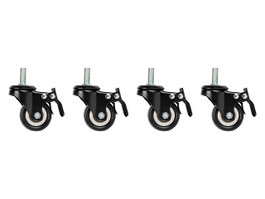 Ruedas con hilo y freno Lanberg AK-1601-B 19" Montaje en pared
