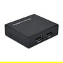 VALUE Secomp 14.99.3590 Hub Splitter DisplayPort (2 puertos), Máxima Resolución 3840 x 2160 (4K), Color Negro, Incluye Adaptador AC
