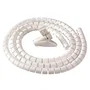 Fellowes CableZip Tubo flexible para protección de cables Blanco