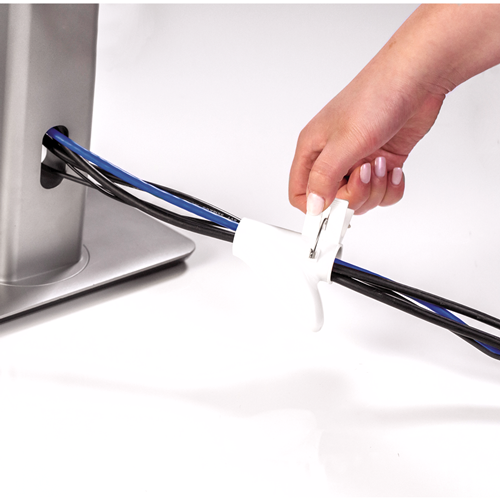 Fellowes CableZip Tubo flexible para protección de cables Blanco
