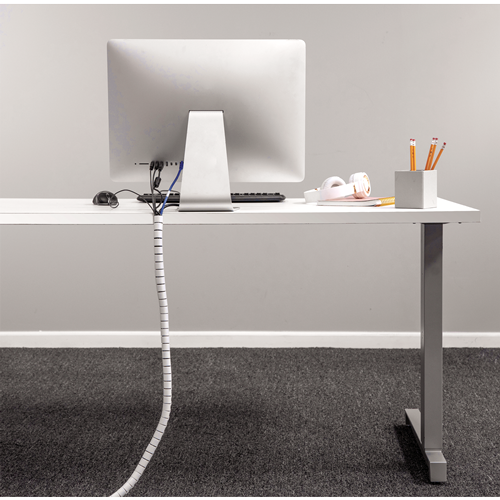 Fellowes CableZip Tubo flexible para protección de cables Blanco
