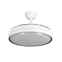 Siux Ventilador DC 60W Blanco 3 Aspas 107d Función Verano-Invierno LED 3 Temperaturas de Luz (3500-4000-6500K) 6980lm Control Remoto y Temporizador