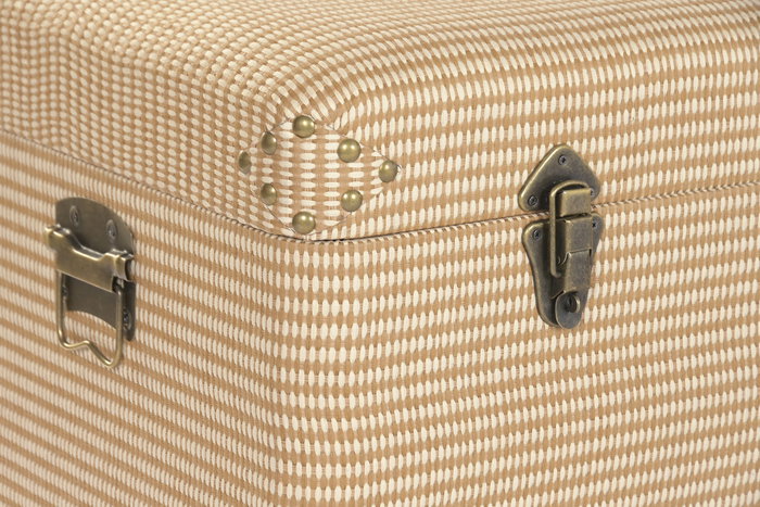 DKD Home Decor Baul Tradicional Natural 40 x 44 x 80 cm Set de 3