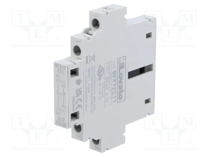 LOVATO ELECTRIC BF BFX12C11 Contactores auxiliares NC + NA LOVATO ELECTRIC BF BFX12C11 Contactores auxiliares NC + NA