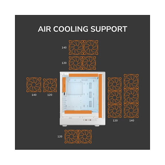 Cougar Airface Pure PRO CGR-2GA5B-P Negro ARGB