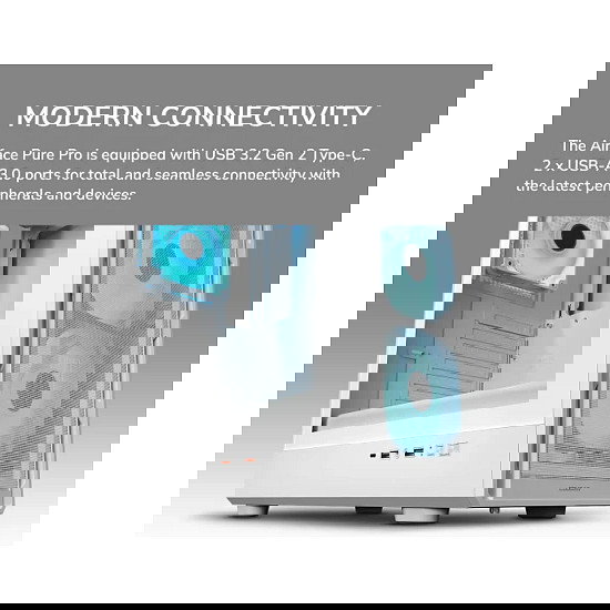 Cougar CGR-2GA5B-P Caja Midi Tower Airface Pure PRO Negra ARGB ATX ATX Micro-ATX Mini-ITX con Ventana Lateral