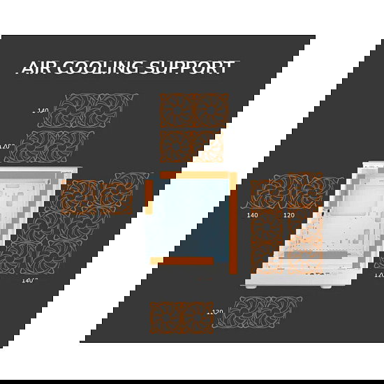 Cougar CGR-2GA5B-P Caja Midi Tower Airface Pure PRO Negra ARGB ATX ATX Micro-ATX Mini-ITX con Ventana Lateral