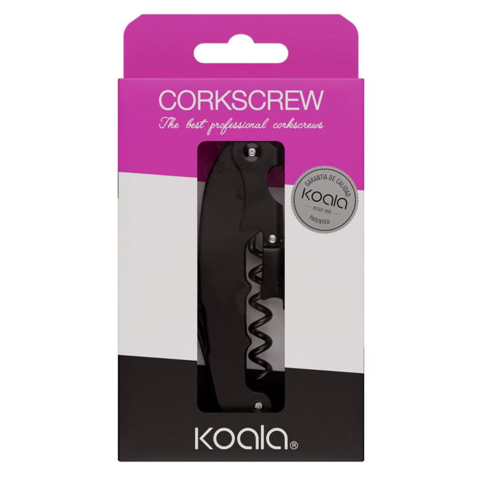 Sacacorchos Negro Retro Koala 10,8x1,4x3,2 cm (12 Unidades) Sacacorchos Negro Retro Koala 10,8x1,4x3,2 cm (12 Unidades)