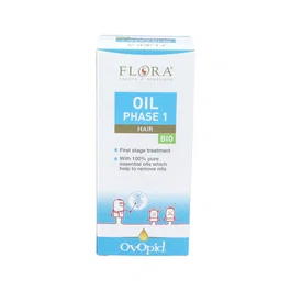 FLORA Ovopid Aceite Capilar Anti Piojos Fase 1 Tratamiento Pediculosis Niños y Adultos 100Ml