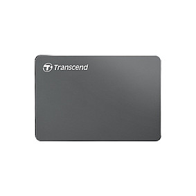 Transcend StoreJet 25C3N Disco Duro Externo 1TB USB 3.1 Gris Aluminio