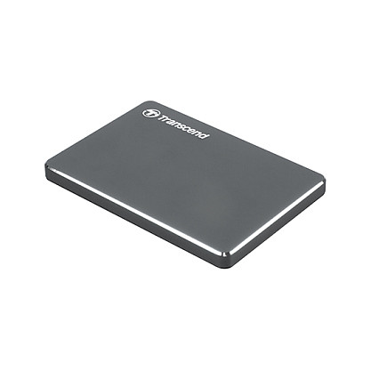 Transcend StoreJet 25C3N Disco Duro Externo 1TB USB 3.1 Gris Aluminio