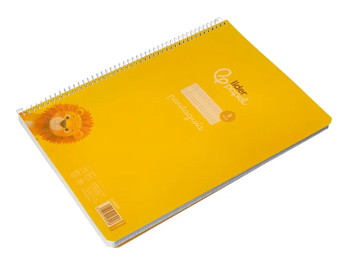 Liderpapel Cuaderno Espiral A4 Pautaguía Tapa Plástico 80 Hojas 90gr Cuadro Pautado 3mm Con Margen Color Amarillo Liderpapel Cuaderno Espiral A4 Pautaguía Tapa Plástico 80 Hojas 90gr Cuadro Pautado 3mm Con Margen Color Amarillo