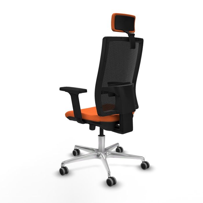 PIQUERAS Y CRESPO Silla de oficina Horna Naranja y Negro