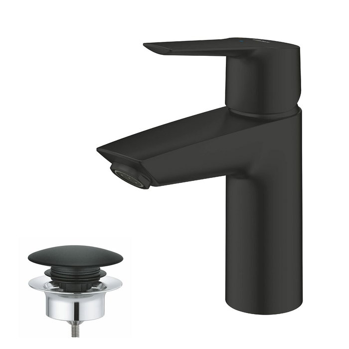 Grohe Mezclador monomando de lavabo Start Negro mate Talla S Grohe Mezclador monomando de lavabo Start Negro mate Talla S