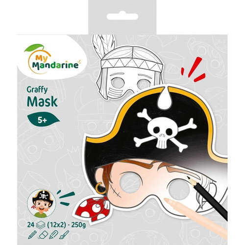 Cuaderno De Mascaras Avenue Mandarine Graffy Chico 250G