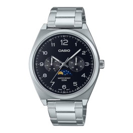 Casio MTP-M300D-1AVDF con esfera azul y multifunción fase lunar