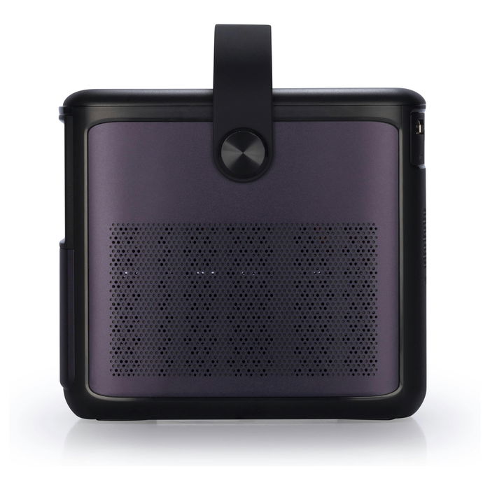 InFocus Crusader Challenger IN3008SL Proyector LED Full HD 1080p 350 Lúmenes Portátil con Batería Android TV Smart, WiFi, Bluetooth, 3D, HDR10, 43-130", Color Púrpura