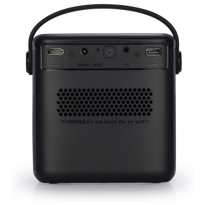 InFocus Crusader Challenger IN3008SL Proyector LED Full HD 1080p 350 Lúmenes Portátil con Batería Android TV Smart, WiFi, Bluetooth, 3D, HDR10, 43-130", Color Púrpura