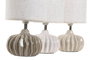 DKD Home Decor Lámpara de Sobremesa de Gres y Poliéster Surtida