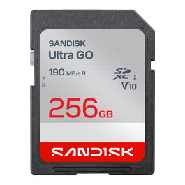 SanDisk Ultra SDXC UHS-I 256GB Tarjeta Memoria 190MB/s Clase 3 V10