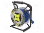 KEL Prolongador de alimentación H07BQ-F 3G1,5mm2 30m azul