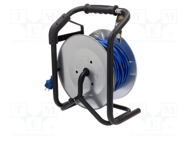 KEL Prolongador de alimentación H07BQ-F 3G1,5mm2 30m azul