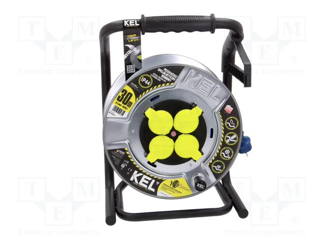 KEL Prolongador de alimentación H07BQ-F 3G1,5mm2 30m azul