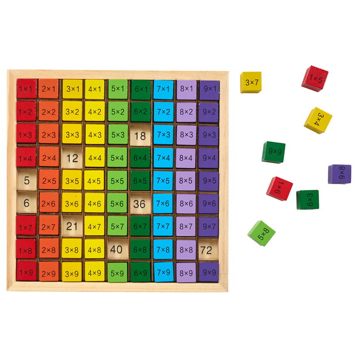 Jeux 2 momes Juego de Multiplicar de Madera Colección Montessori