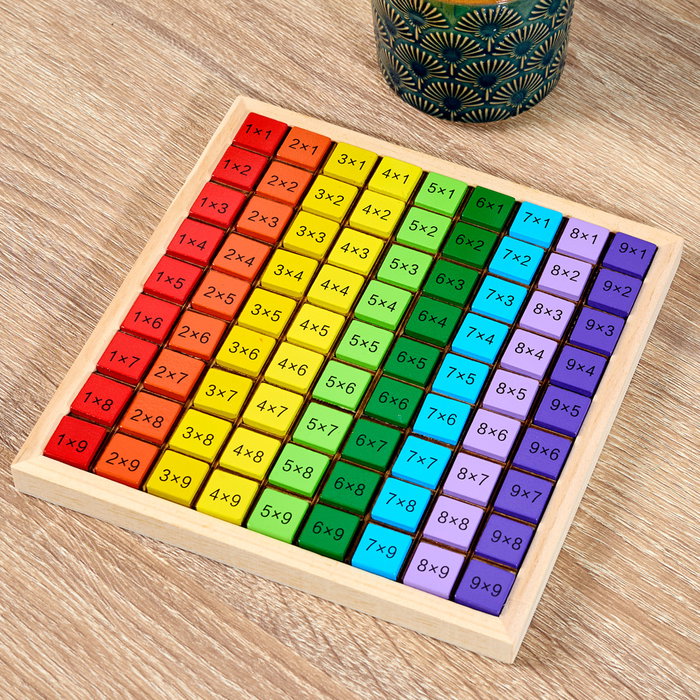 Jeux 2 momes Juego de Multiplicar de Madera Colección Montessori