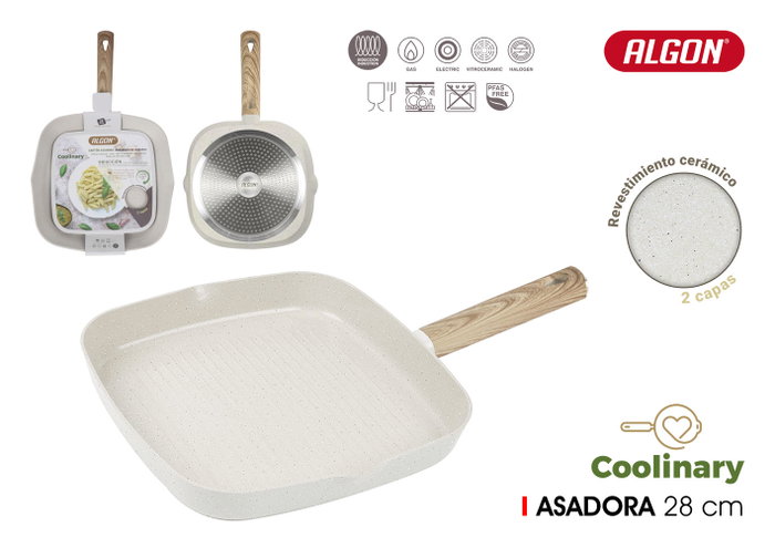 Algon Sartén Asadora Coolinary 28x28 cm Algon Sartén Asadora Coolinary 28x28 cm