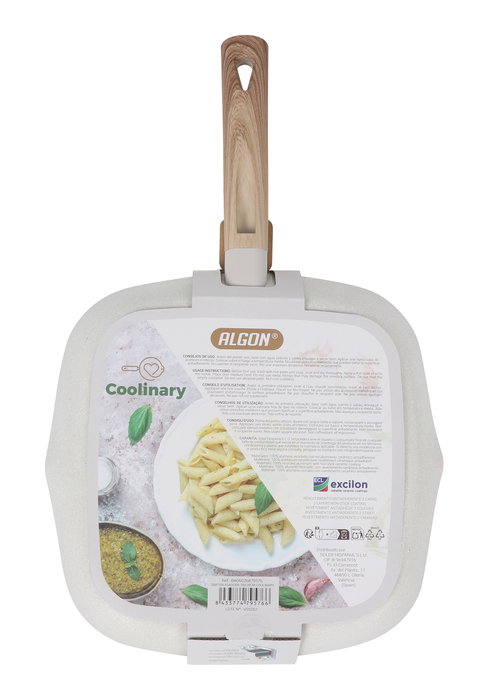Algon Sartén Asadora Coolinary 28x28 cm