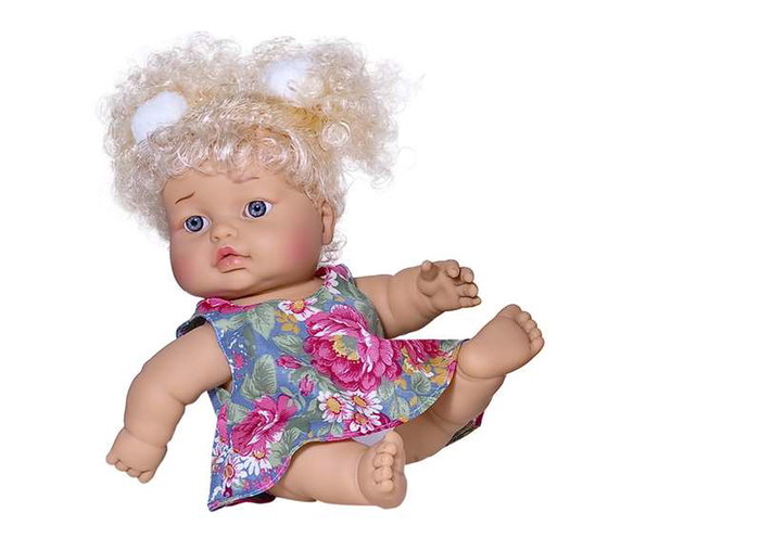 Rauber Muñeca Gordi con Vestido y Coletas 25 cm mod. sdos. (Exp. 8 Piezas) 36 Meses