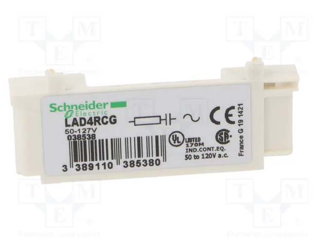 SCHNEIDER ELECTRIC LAD4RCG Limitador de sobretensiones con filtro RC