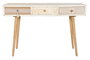 DKD Home Decor Consola Boho Blanco Natural 120 x 35 x 80 cm