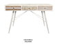 DKD Home Decor Consola Boho Blanco Natural 120 x 35 x 80 cm