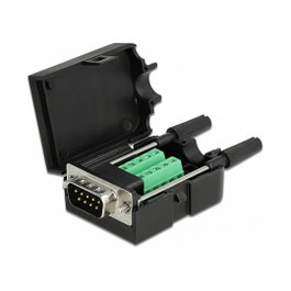 DeLOCK VGA-Adapter DB-9 (M) 66232 Negro