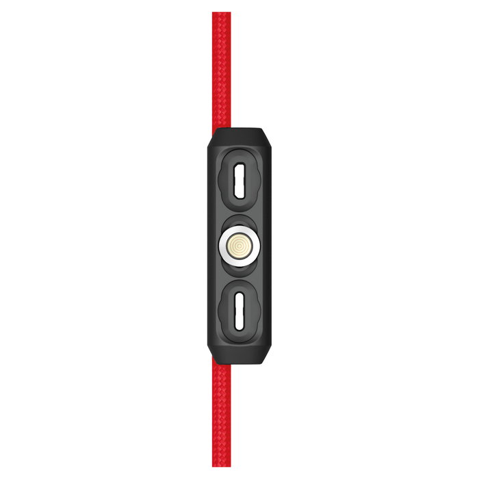 RealPower Cable Magnético USB C 100W 1m Rojo con Adaptadores Lightning/Micro-USB
