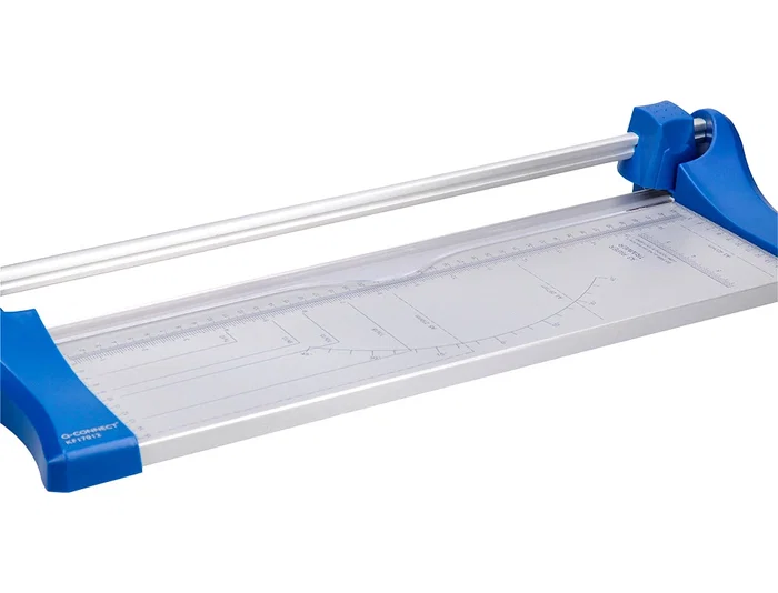 Q-connect Cizalla de Rodillo Metálica 44 cm con Base de Aluminio
