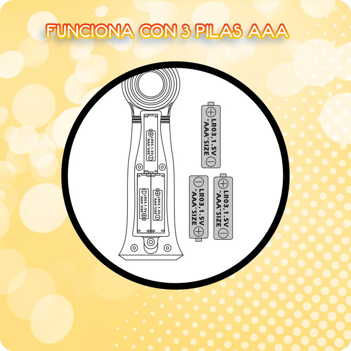 Deqube Micrófono Karaoke Bluetooth Inalámbrico con Distorsionador de Voz y Luces Intermitentes - Ideal para Niños