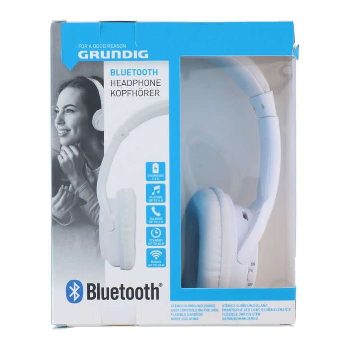 Grundig Auriculares Diadema Bluetooth 5.0 Colores Surtidos Grundig Auriculares Diadema Bluetooth 5.0 Colores Surtidos